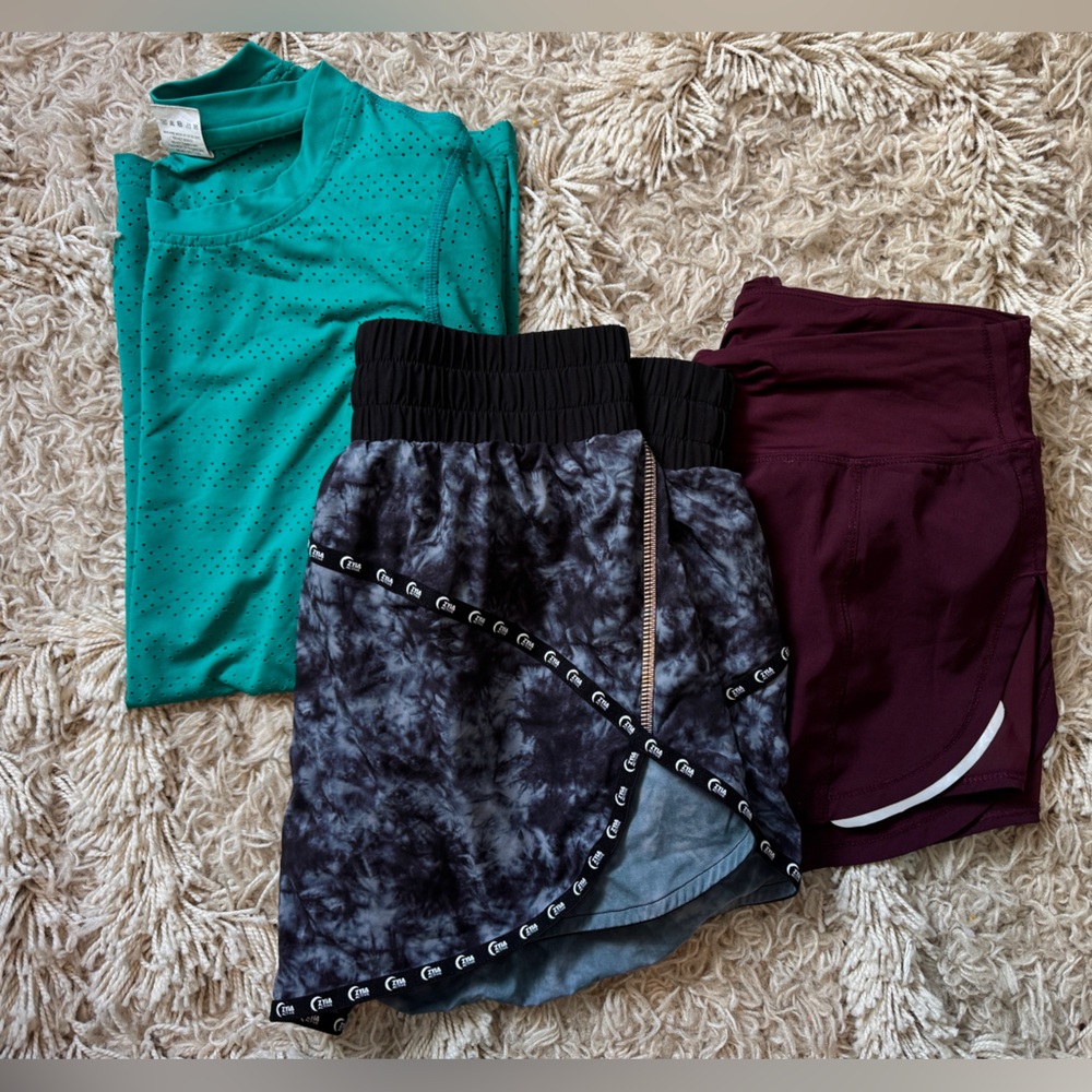 ZYIA Active bundle shorts and top